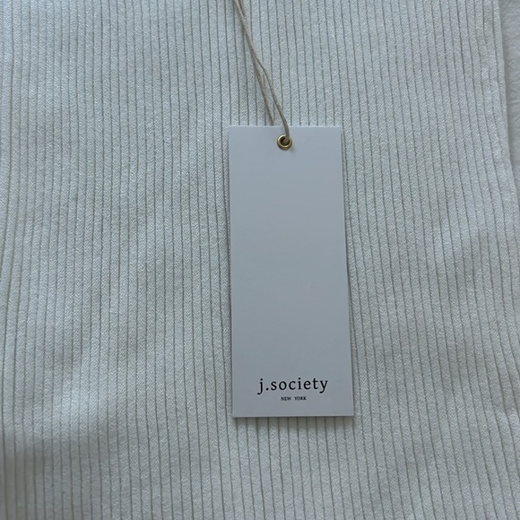 J. Society Ivory Ribbed Sweater Tank - Picture 4 of 5